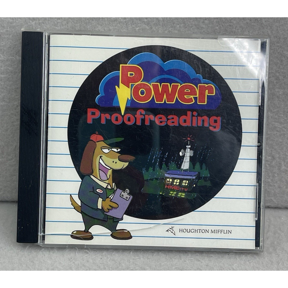 Proofreading CD-ROM 2001 Houghton Mifflin Power VTG Grades 2-8 Educational